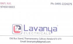 LAVANYA ELECTRICALS, ELECTRICAL / PLUMBING / PUMP SETS,  service in Thamarassery, Kozhikode